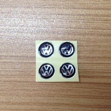 ?/ 50pcs 11mm Volkswagen Key Fob Remote Badge Logo Emblem Sticker for VW emblem key decroation sticker